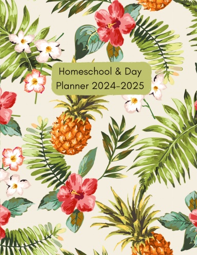 Homeschool and Day Planner Pineapple