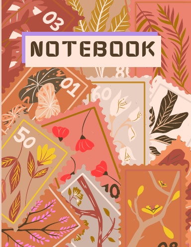 Composition Retro Stamp Notebook Fall Inspired