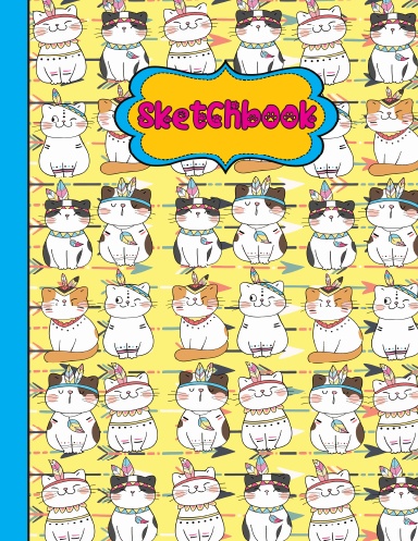 Cat Lover's Sketch Notebook vol.6: 8.5x11 120 blank pages for sketching, This Sketch Notebook is for people who Love Cats