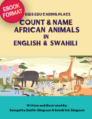 Count & Name African Animals in English & Swahili