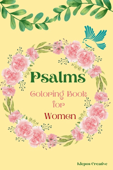 Psalms coloring book for women