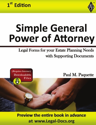 Simple General Power of Attorney - Coil Bound - Full Version