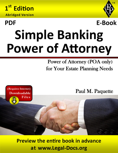PDF - Simple Banking Power of Attorney - Abridged Version