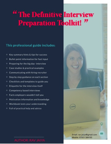 "The Definitive Interview Preparation Toolkit!"