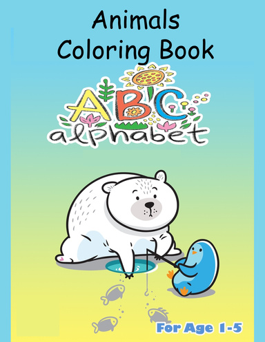 alphabet with animals coloring book