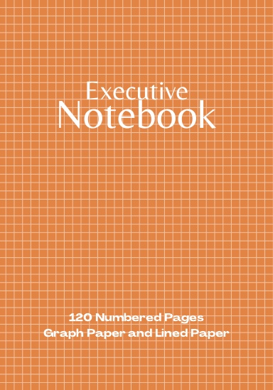 Coil Bound Executive Graph Paper Notebook with Numbered Pages