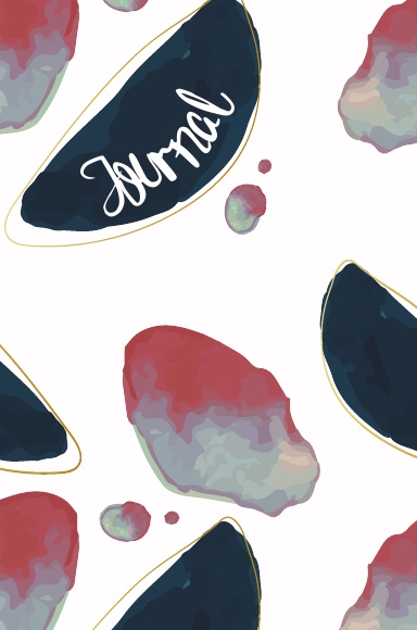 Abstract Watercolor Journal