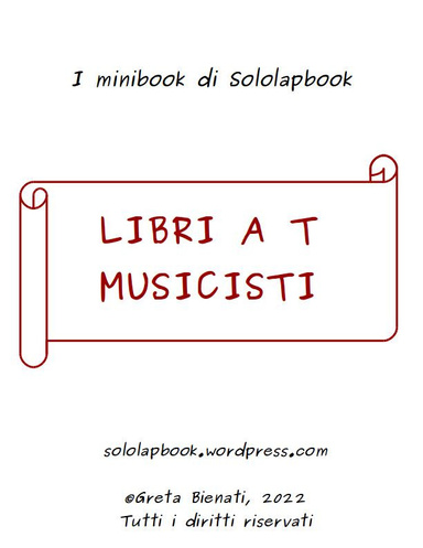 Minibook musicisti (libri a T)