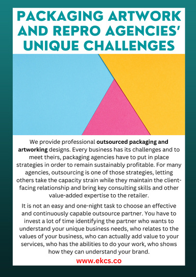 Packaging artwork and repro agencies’ unique challenges