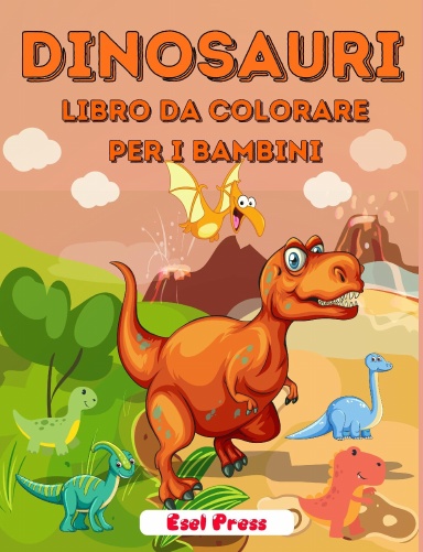 Dinosauri Libro Da Colorare Per I Bambini