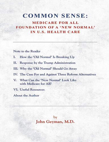 Common Sense: Medicare For All