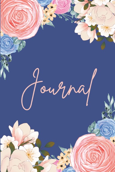 Floral Journal with Lined Paper