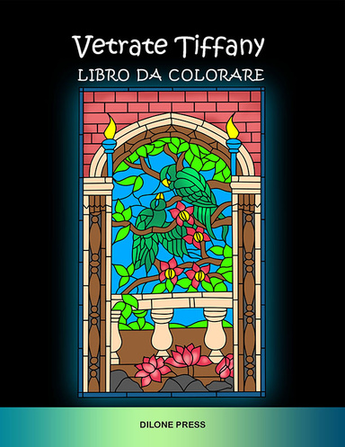 Vetrate Tiffany Libro da Colorare