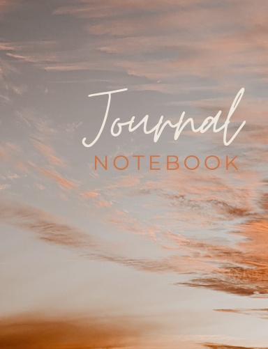 Hardcover Journaling Notebook Ruled 8.5X11"