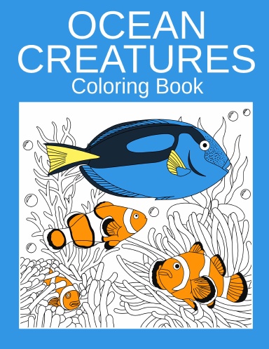 Ocean Creatures Coloring Book