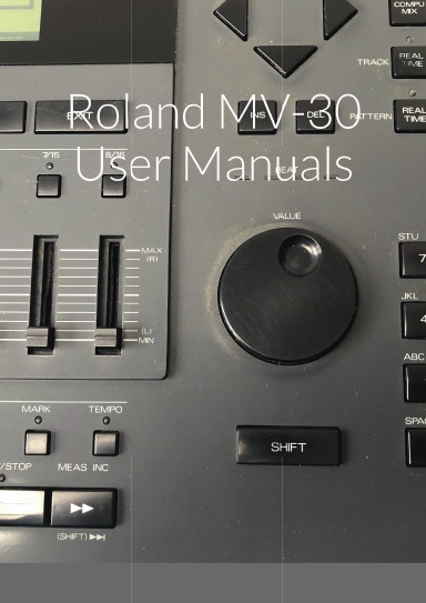Roland MV-30 User Manual