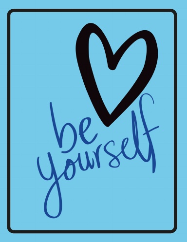 Journal Blue Be Yourself