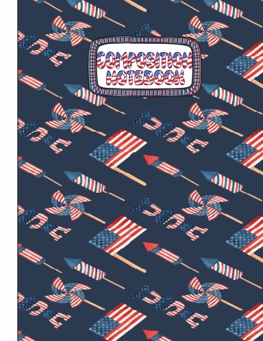 4th of July Notebook 8.5x11 vol.2