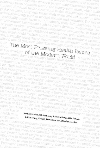 The Most Pressing Health Issues of the Modern World