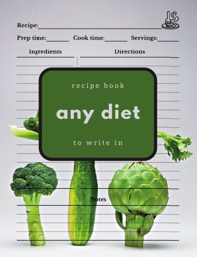 Recipe Book for Any Diet. Present