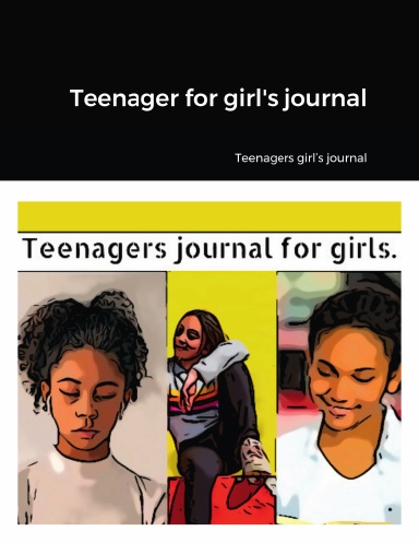 Teenager for girl's journal