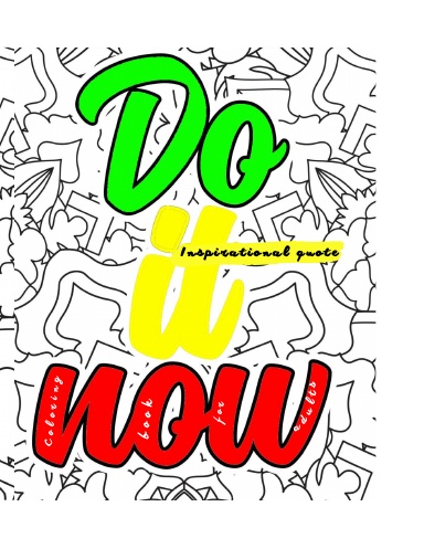 Inspirational Quotes Coloring Book