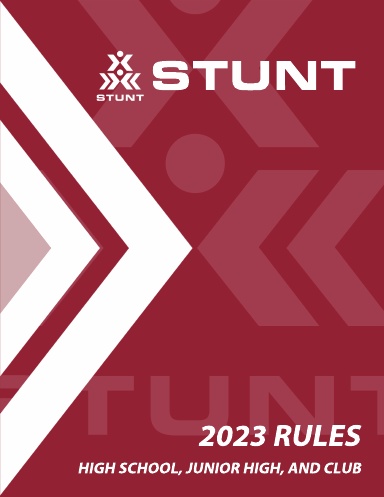 2023 STUNT Rules Book - High School, JH, and Club