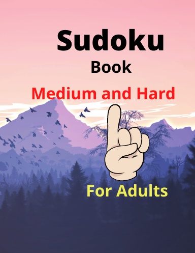 Sudoku Book Medium and Hard For Adults