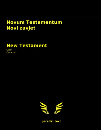 New Testament: Latin - Croatian parallel text