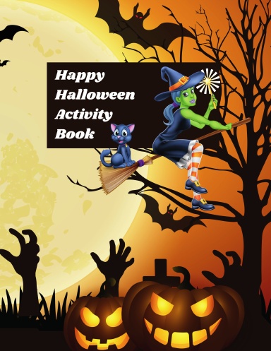 Halloween Activity Book For Kids