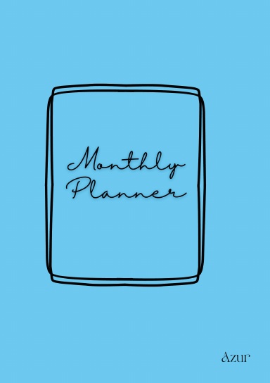 Monthly planner