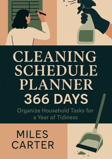 366 Days Cleaning Schedule Planner