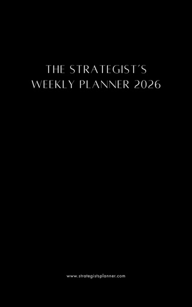 The Strategist's Weekly Planner - 26 Week (E-Book Version)