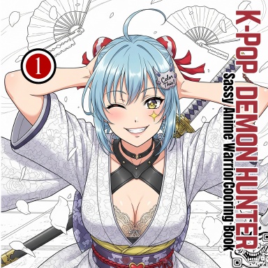 K-Pop Demon Hunter Coloring Book