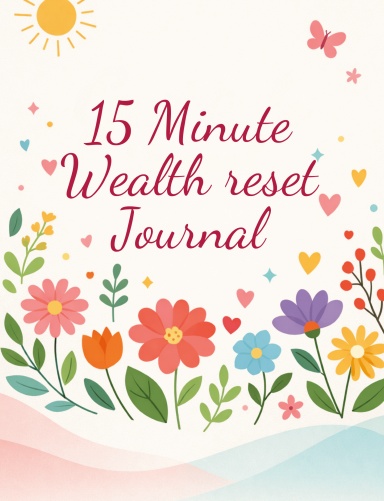 15-MINUTE Wealth Reset Mindset Journal