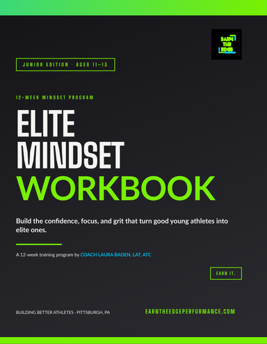 Elite Mindset 12 Week Workbook - Junior Edition