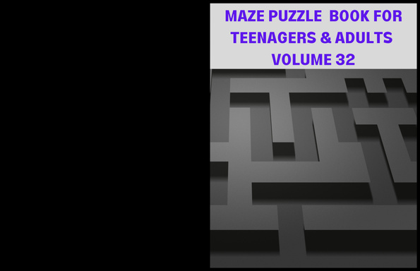 MAZE PUZZLE BOOK FOR TEENAGERS AND ADULTS  VOLUME 32
