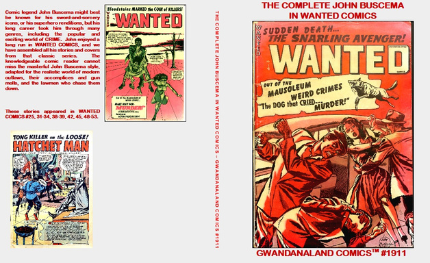 The Complete John Buscema In Wanted Comics
