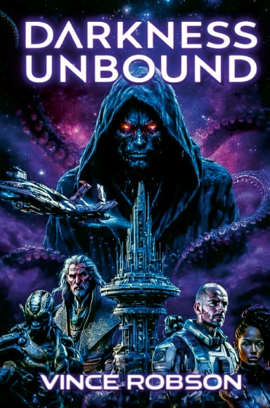 Darkness Unbound: book 1 by Vince Robson (deluxe hardcover edition)