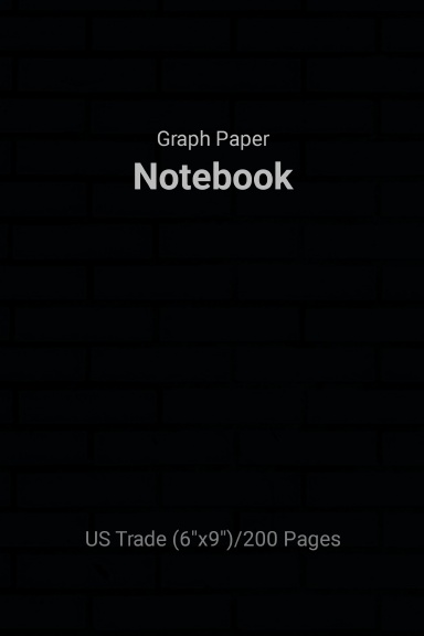 Coil Bound Notebook: Brick Collection  / US Trade (6 x 9 in / 152 x 229 mm) Size / 200 Graph Paper Pages