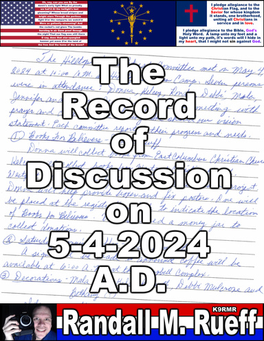 The Record of Discussion on 5-4-2024 A.D.