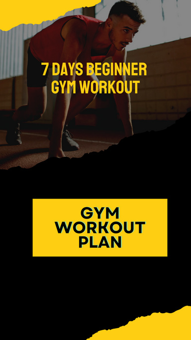 Beginner gym workout