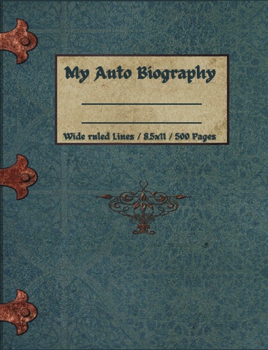 MY AUTO BIOGRAPHY : 500 PAGES THICK HARDCOVER AESTHETIC NOTEBOOK (PERFECT GIFT)