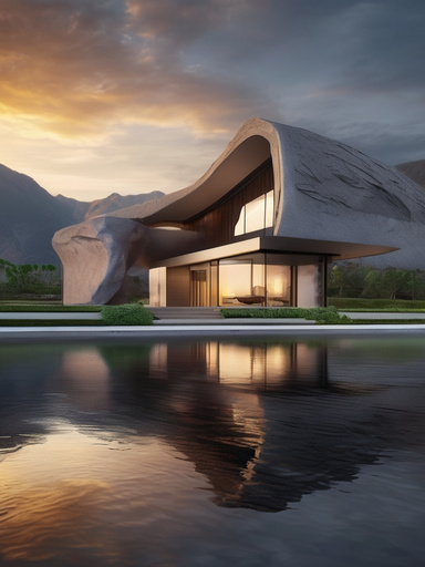 Modernist houses in symbiosis with nature