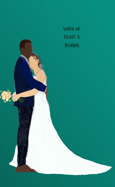 Couples Arguments Pocket Size Lined Journal Mixed Skin Tones Variation 3