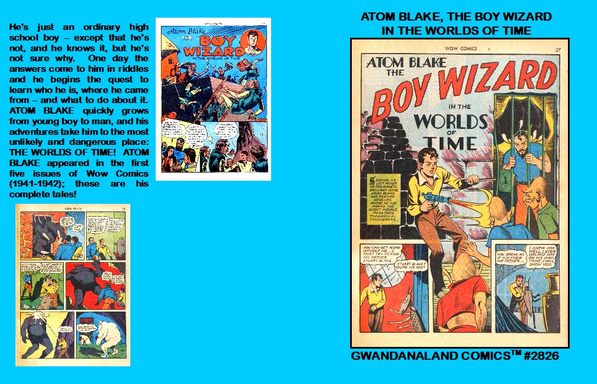 Atom Blake, The Boy Wizard In The Worlds Of Time (E)
