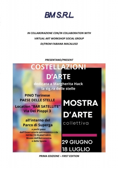 MOSTRA COSTELLAZIONI D'ARTE-DEDICATA A MARGHERITA HACK