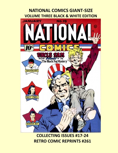 NATIONAL COMICS GIANT-SIZE VOLUME THREE BLACK & WHITE EDITION