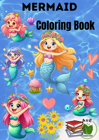 Coloring Book: Mermaid