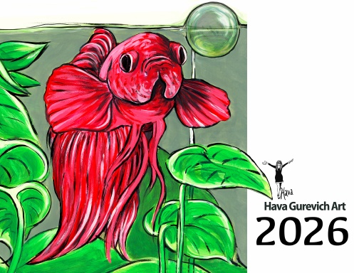 2026 Betta Art Calendar